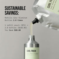 CURL FRESH Curl Enhancing Sulfate-Free Shampoo 1L Refill