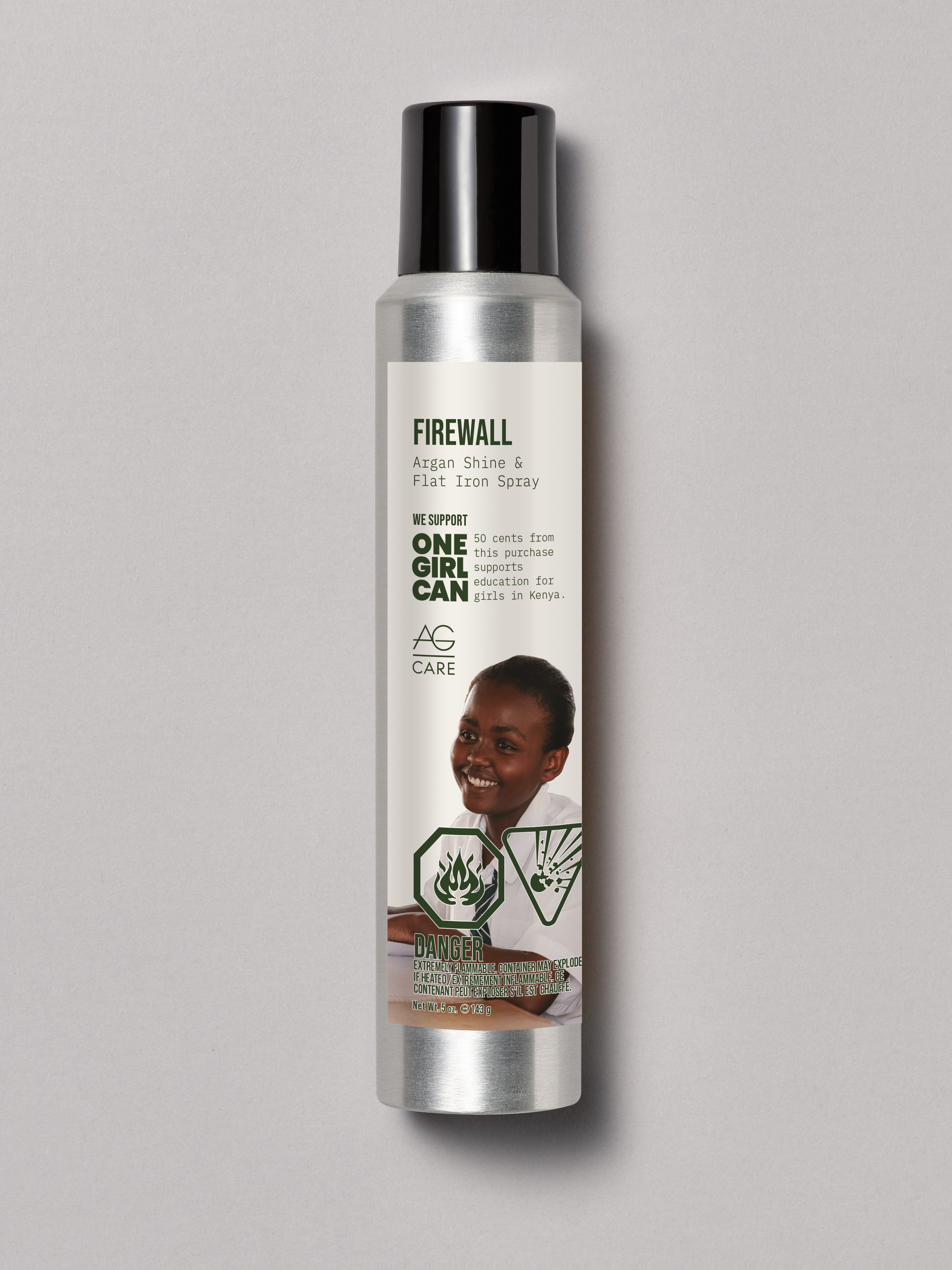 AG Care Firewall Argan Shine & Flat Iron Spray 5oz