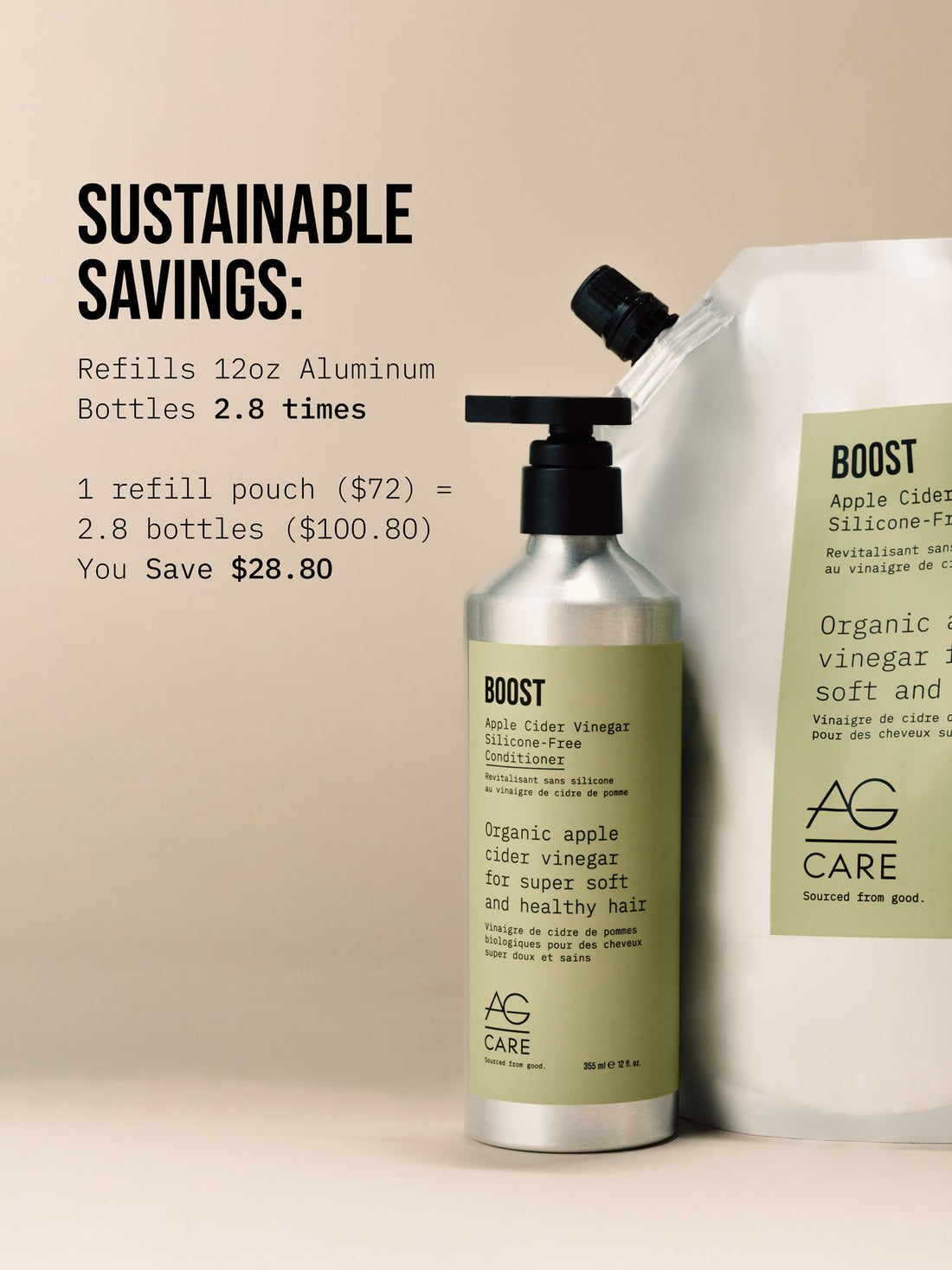 BOOST Apple Cider Vinegar Silicone-Free Conditioner