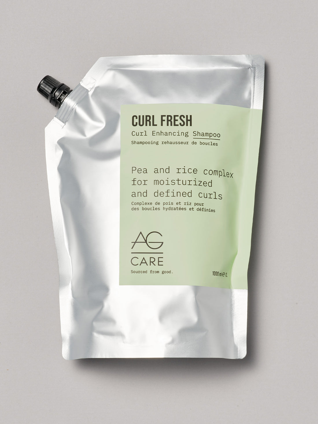 Ag Rice Shampoo AG CURL FRESH: Curl Enhancing Sulfate-Free Shampoo 1L Refill
