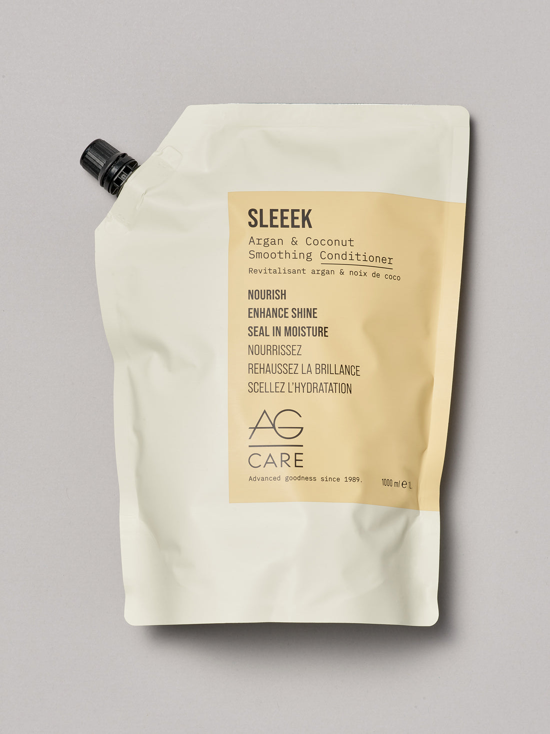 SLEEEK Argan & Coconut Smoothing Conditioner 1L Refill BOGO